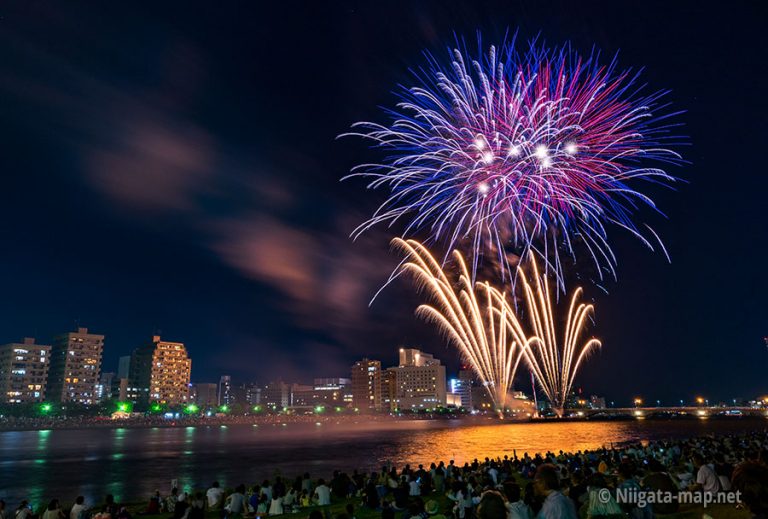 新潟まつり花火大会 新潟花火 新潟おでかけマップ
